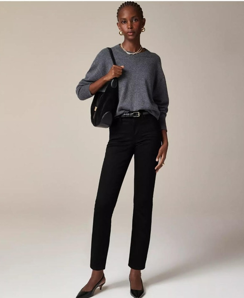NWT J. Crew '03 Women's Slim Jean Black 24